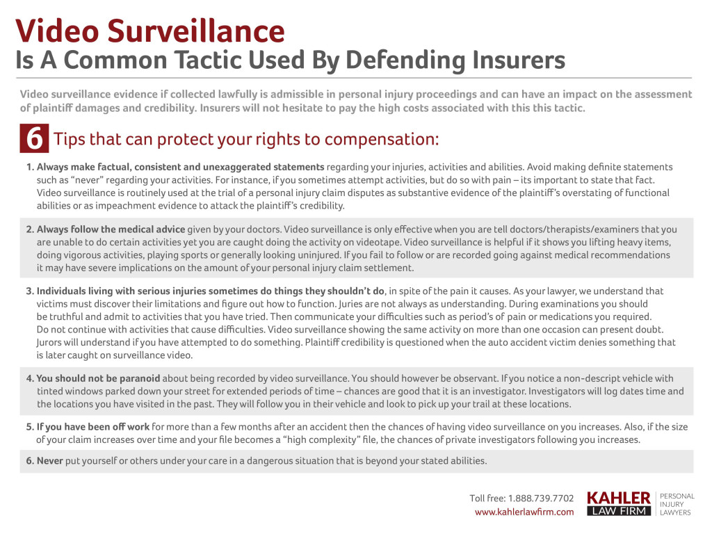6 Surveillance Tips To Protect Your Rights To Compansation