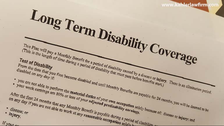 filing a disability claim